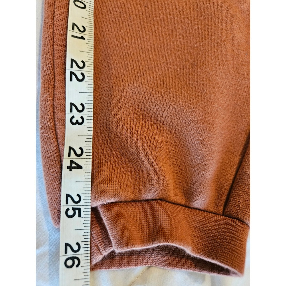 Madewell MWL Superterry Sweatpants Terracotta Orange Organic Cotton Joggers M - Picture 6 of 7
